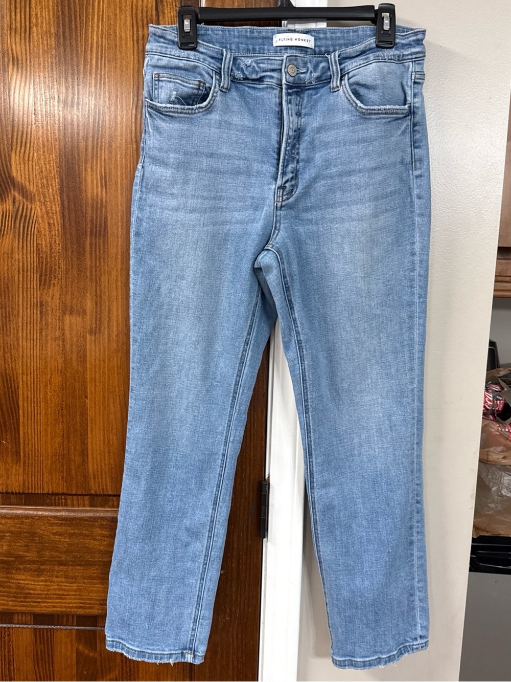 Flying Monkey Light Blue High-Rise Petite Jeans